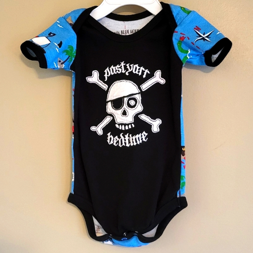 little Blue House pirate onesie/bodysuit